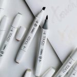 ماژیک تاچ براش دوسر بدنه سفید