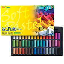 پاستل گچی مانگیو 48 رنگ نیمه