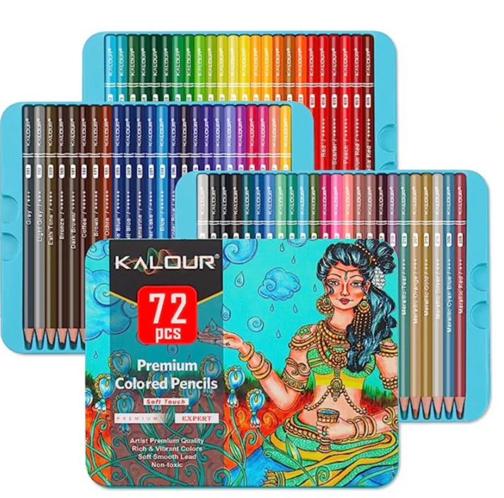 مداد رنگی کالر 72 رنگ