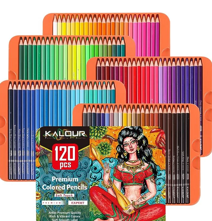 مداد رنگی 120 رنگ کالر