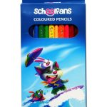 مداد رنگی اسکول فنس 12 رنگ سه گوش