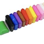 خمیر کلی 12 رنگ خمیر سبک